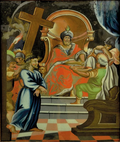 Verurteilung Jesu durch Pilatus, Martin Sailler, 2. Hälfte 18. Jahrhundert
