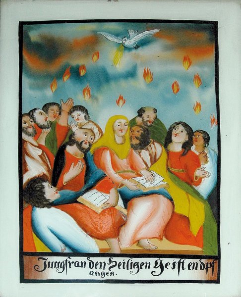 Maria empfängt den Heiligen Geist, Seehausen, 1. Hälfte 19. Jh.